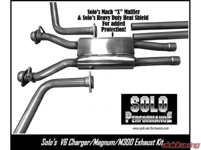 Solo Performance Mach-SXT-EM Catback Exhaust Kit Dodge Charger V6 2006-2010 - 991117SL