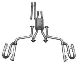 Solo Performance Mach-SXT-LM Catback Exhaust Kit Dodge Charger V6 2011-2014