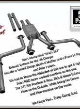 Solo Performance Mach-SXT-LM Catback Exhaust Kit Dodge Charger V6 2011-2014                                     - 991118SL - Image 3