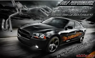 Solo Performance Mach-SXT-LM Catback Exhaust Kit Dodge Charger V6 2011-2014 - 991118SL