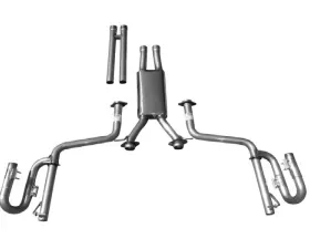 Solo Performance Mach-V6-XV Catback Exhaust Kit Dodge Charger V6 2015-2018