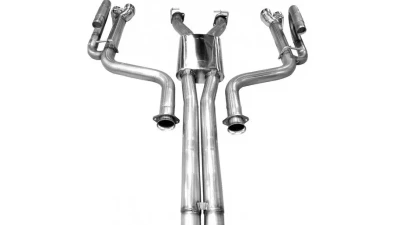 Solo Performance Mach-X3 Catback Exhaust Kit w/ Dual Round Tips Dodge Challenger SRT 2008-2014                                     - 991128SL - Image 6