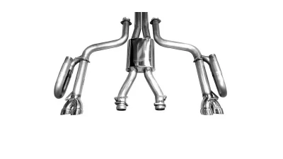 Solo Performance Mach-X3 Catback Exhaust Kit w/ Dual Round Tips Dodge Challenger SRT 2008-2014                                     - 991128SL - Image 2