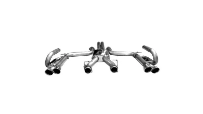 Solo Performance Mach-X3 Catback Exhaust Kit w/ Dual Round Tips Dodge Challenger SRT 2008-2014                                     - 991128SL - Image 3