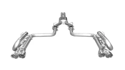 Solo Performance Mach-X Catback Exhaust Kit w/ Dual Round Tips Dodge Challenger R/T MDS AT 2008-2014                                     - 991148SL - Image 4