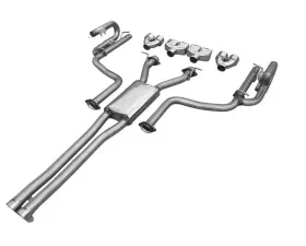 Solo Performance Mach-XV-V6-CH Catback Exhaust Kit (No Tip) Dodge Challenger V6 2015-2018