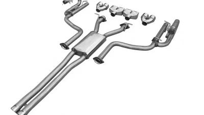 Solo Performance Mach-XV-V6-CH Catback Exhaust Kit w/ Dual Round Tips Dodge Challenger V6 2015-2018                                     - 991163SL - Image 8