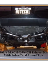 Solo Performance Mach-X-V6-CH Catback Exhaust Kit w/ Round Tips Dodge Challenger V6 2009-2014                                     - 991166SL - Image 8