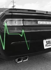 Solo Performance Mach-X-V6-CH Catback Exhaust Kit w/ Round Tips Dodge Challenger V6 2009-2014                                     - 991166SL - Image 9