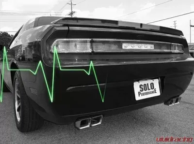 Solo Performance Mach-X-V6-CH Catback Exhaust Kit w/ Round Tips Dodge Challenger V6 2009-2014 - 991166SL