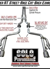 Solo Performance Street-Race Catback Exhaust Kit Dodge Charger RT 2005-2010                                     - 991179SL - Image 2