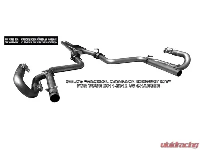 Solo Performance Mach-XL Catback Exhaust Kit Dodge Charger RT 2011-2014 - 991189SL