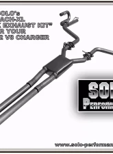 Solo Performance Mach-XL Catback Exhaust Kit Dodge Charger RT 2011-2014                                     - 991189SL - Image 3