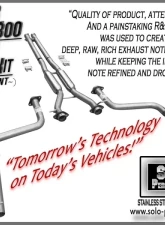 Solo Performance MR212-HJ Catback Exhaust Kit Dodge Charger RT 2015-2018                                     - 991190SL - Image 3
