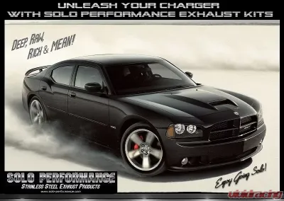 Solo Performance Street-Race Catback Exhaust Kit Dodge Charger RT 2011-2014 - 991191SL