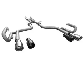 Solo Performance Mach-X3-SRT-EM Catback Exhaust Kit w/ Black Tips Dodge Charger SRT 2015-2018