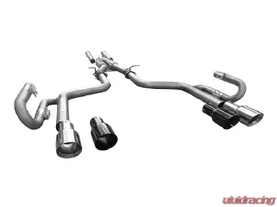 Solo Performance Mach-X3-SRT-EM Catback Exhaust Kit w/ Polished Tips Dodge Charger SRT 2015-2018 - 991195SL