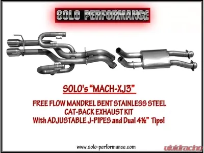 Solo Performance Mach-XJ3 Catback Exhaust System Jeep Grand Cherokee SRT-8 2006-2010 - 991710SL