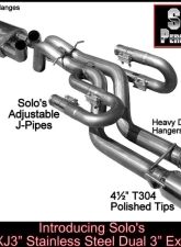 Solo Performance Mach-XJ3 Catback Exhaust System Jeep Grand Cherokee SRT-8 2006-2010                                     - 991710SL - Image 4