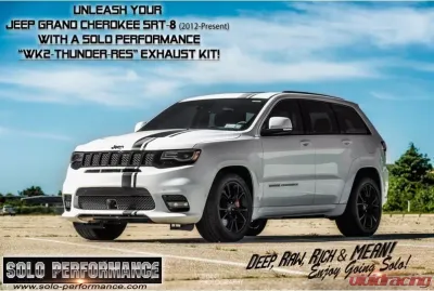 Solo Performance WK2-Thunder-Res Catback Exhaust System Jeep Grand Cherokee SRT-8 2012-2018 - 991717SL