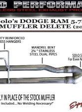 Solo Performance Muffler Delete Ram 2500 6.4L 2014-2019                                     - 991904SL - Image 2