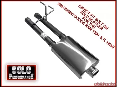 Solo Performance Mach-40 Bolt-On Muffler Assembly Ram 1500 5.7L 2009-2018 - 991940SL