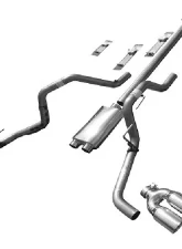 Solo Performance Eco-Mach-40-XV Dual Catback Exhaust System - Louder Version (132" Wheel Base) Ford F-150 V6 2015-2019                                     - 993132SL - Image 7
