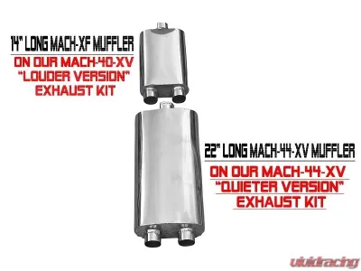 Solo Performance Eco-Mach-40-XV Dual Catback Exhaust System - Louder Version (132" Wheel Base) Ford F-150 V6 2015-2019 - 993132SL