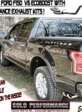 Solo Performance Eco-Mach-40-XV Dual Catback Exhaust System - Louder Version (132" Wheel Base) Ford F-150 V6 2015-2019                                     - 993132SL - Image 7