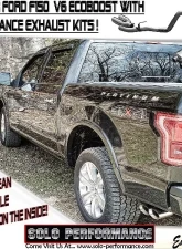 Solo Performance Eco-Mach-44-XV Dual Catback Exhaust System - Quieter Version (132" Wheel Base) Ford F-150 V6 2015-2019                                     - 993134SL - Image 7