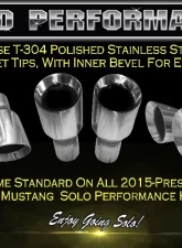 Solo Performance Mach-XJ Catback Exhaust System Ford Mustang V6 2015-2022                                     - 993137SL - Image 4