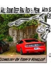 Solo Performance Mach-XJ Catback Exhaust System (Black Tips) Ford Mustang V6 2015-2022                                     - 993137BK - Image 5