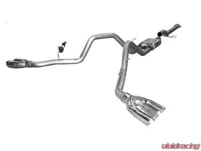 Solo Performance Mach-X-Eco-Dual 3" Catback Exhaust Kit (157" Wheel Base) Ford F-150 2011-2014 - 993157SL