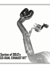 Solo Performance Mach-X-Eco-Dual 3" Catback Exhaust Kit (157" Wheel Base) Ford F-150 2011-2014                                     - 993157SL - Image 5