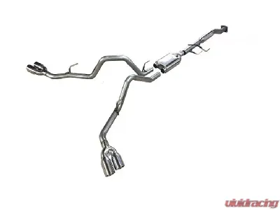 Solo Performance Mach-X-Eco-Dual-QT Catback Exhaust Kit w/ Extra Resonator (157" Wheel Base) Ford F-150 2011-2014 - 993159SL