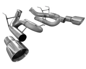 Solo Performance Axle-Back Exhaust System (Black Tips) Ford Mustang GT 2011-2014