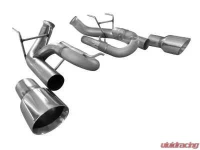 Solo Performance Axle-Back Exhaust System (Black Tips) Ford Mustang GT 2011-2014 - 993148BK