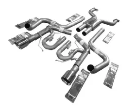 Solo Performance Mach Catback Exhaust System (Black Tips) Ford Mustang GT 2011-2014