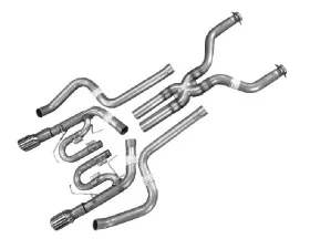 Solo Performance Street-Race Catback Exhaust System (Black Tips) Ford Mustang GT 2011-2014