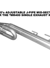 Solo Performance MR400 Single 4" Catback Exhaust System (145" Wheel Base) Ford F-150 2011-2014                                     - 993166SL - Image 3