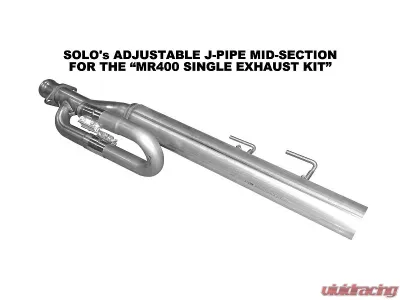 Solo Performance MR400 Single 4" Catback Exhaust System (145" Wheel Base) Ford F-150 2011-2014 - 993166SL