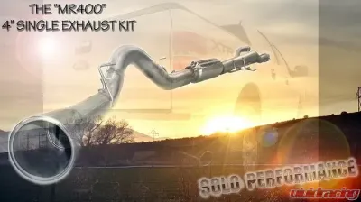 Solo Performance MR400 Single 4" Catback Exhaust System (145" Wheel Base) Ford F-150 2011-2014 - 993166SL