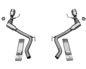 Solo Performance Axle-Back Exhaust System (Black Tips) Ford Mustang Ecoboost 2015-2022
