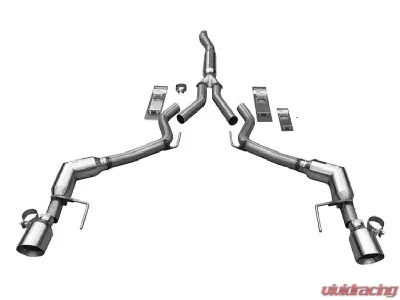 Solo Performance Catback Exhaust System (Black Tips) Ford Mustang Ecoboost 2015-2022 - 993176BK