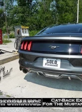 Solo Performance Catback Exhaust System (Black Tips) Ford Mustang Ecoboost 2015-2022                                     - 993176BK - Image 5