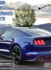 Solo Performance Turbo Back Exhaust System (Black Tips) Ford Mustang Ecoboost 2015-2022                                     - 993178BK - Image 5