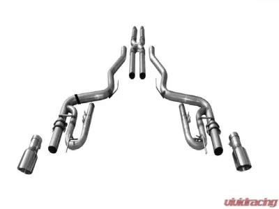 Solo Performance Street-Race-XV Catback Exhaust System (Black Tips) Ford Mustang GT 2015-2022 - 993183BK