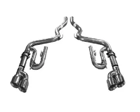 Solo Performance Axle-Back Exhaust System (Black Tips) Ford Mustang GT 2018+