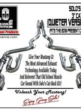 Solo Performance Mach-XVIII Exhaust System Ford Mustang GT 2018+                                     - 993193SL - Image 3