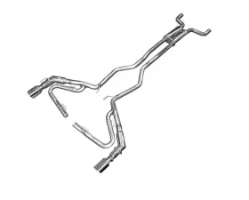 Solo Performance Mach-X-LLT w/ J-Pipes Catback Exhaust Kit Chevrolet Camaro V6 2010-2015